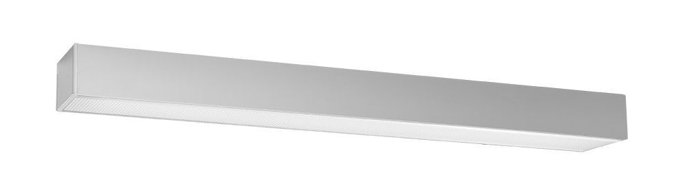 Plafonnier LED métal 67 cm de long H : 6 cm plat 4000 K