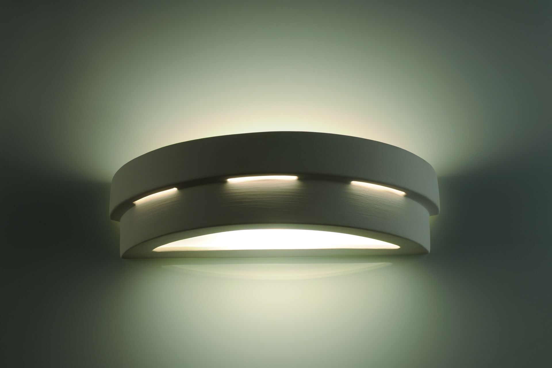 Weiße Keramik Wandleuchte bemalbar Deckenleuchte