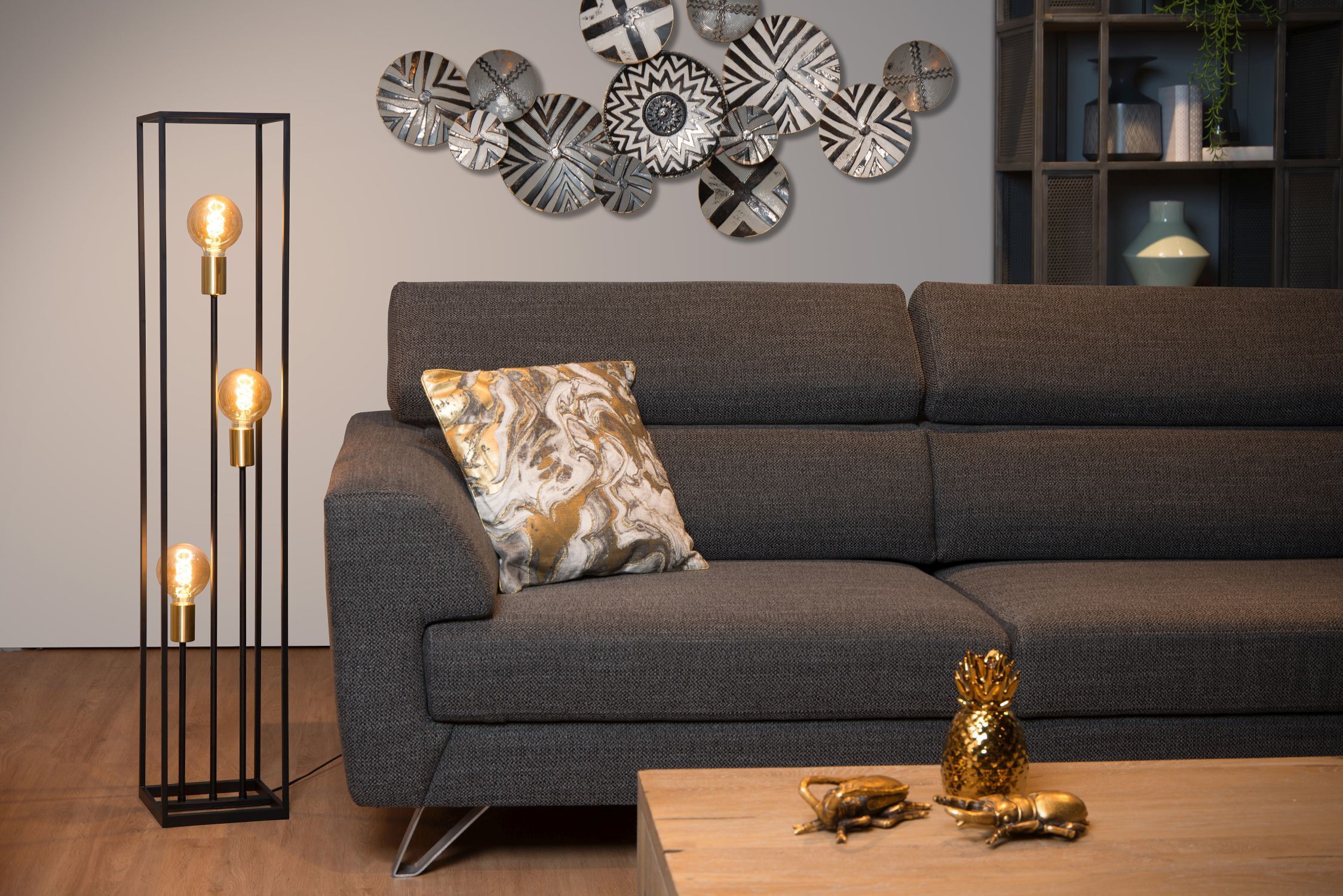 Lampe, Couch, Mobiliar, Schildkröte, Stehlampe