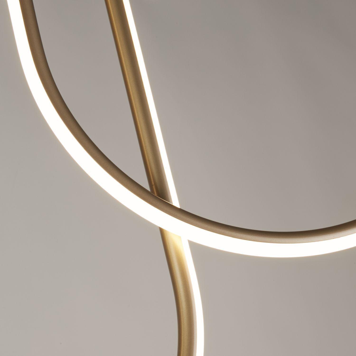 Plafonnier LED Métal Arcs Moderne 3000 K en bronze
