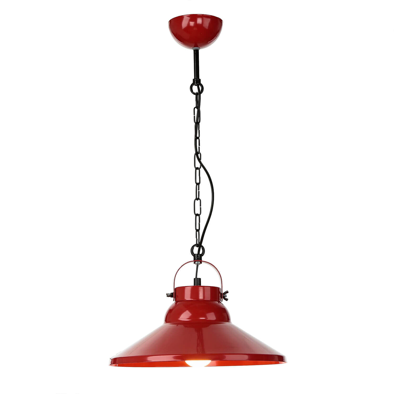 Suspension IRON en rouge