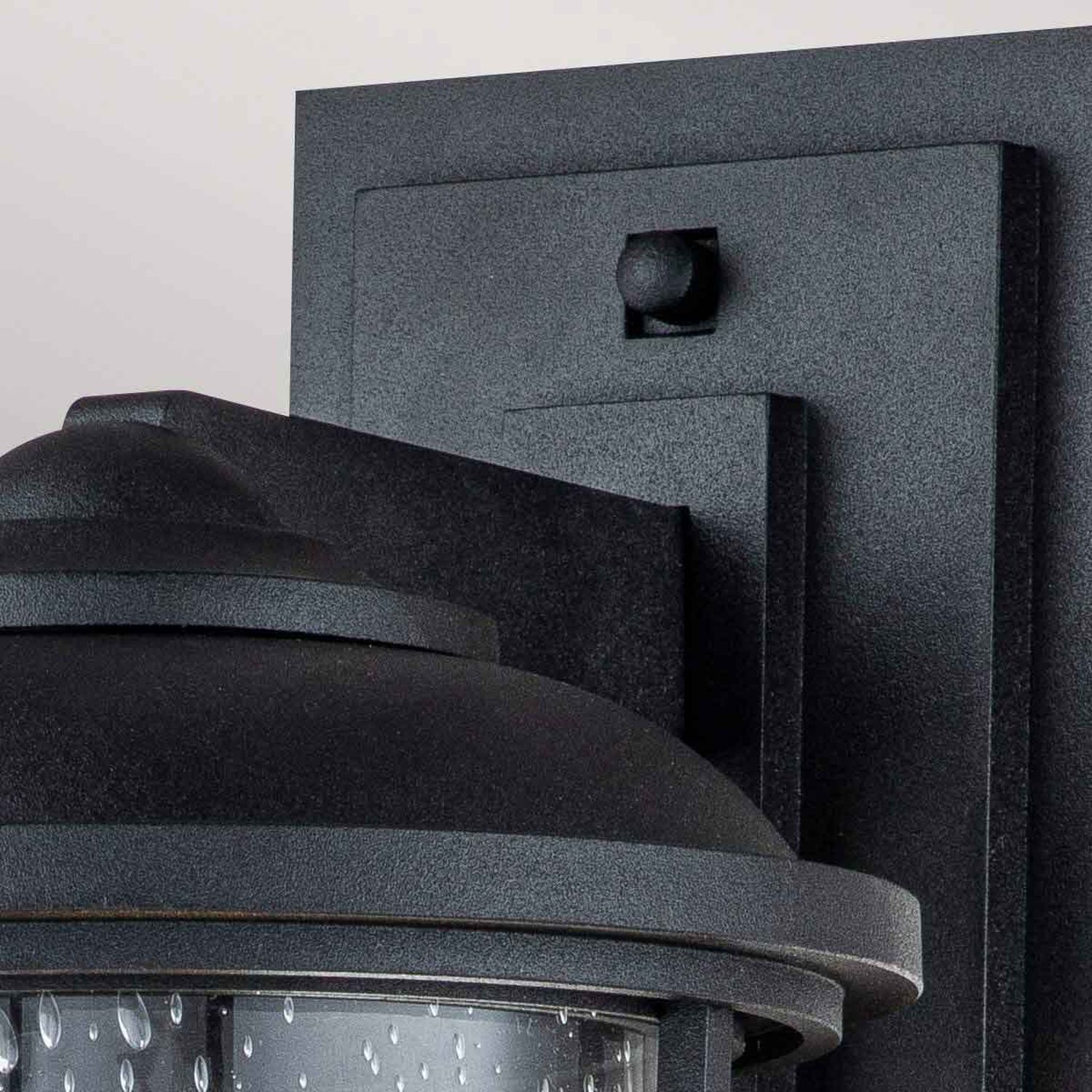 Applique murale extérieure E27 IP44 H : 35,2 cm Noir Maritim