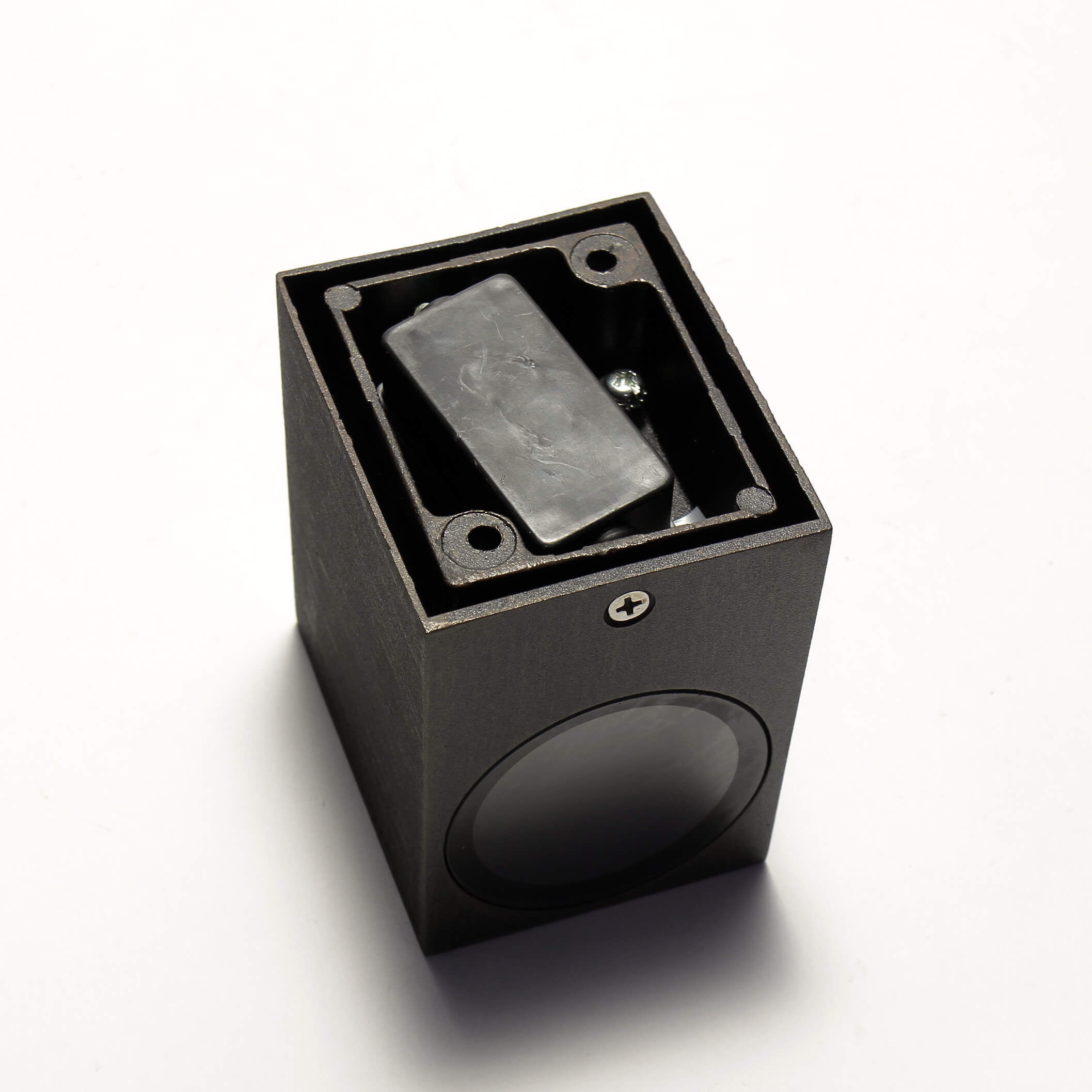 AALBORG Applique Down extérieur brun antique Elektronik, Sprecher