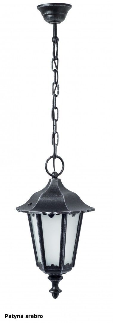 Suspension rustique Extérieur Noir Aluminium
