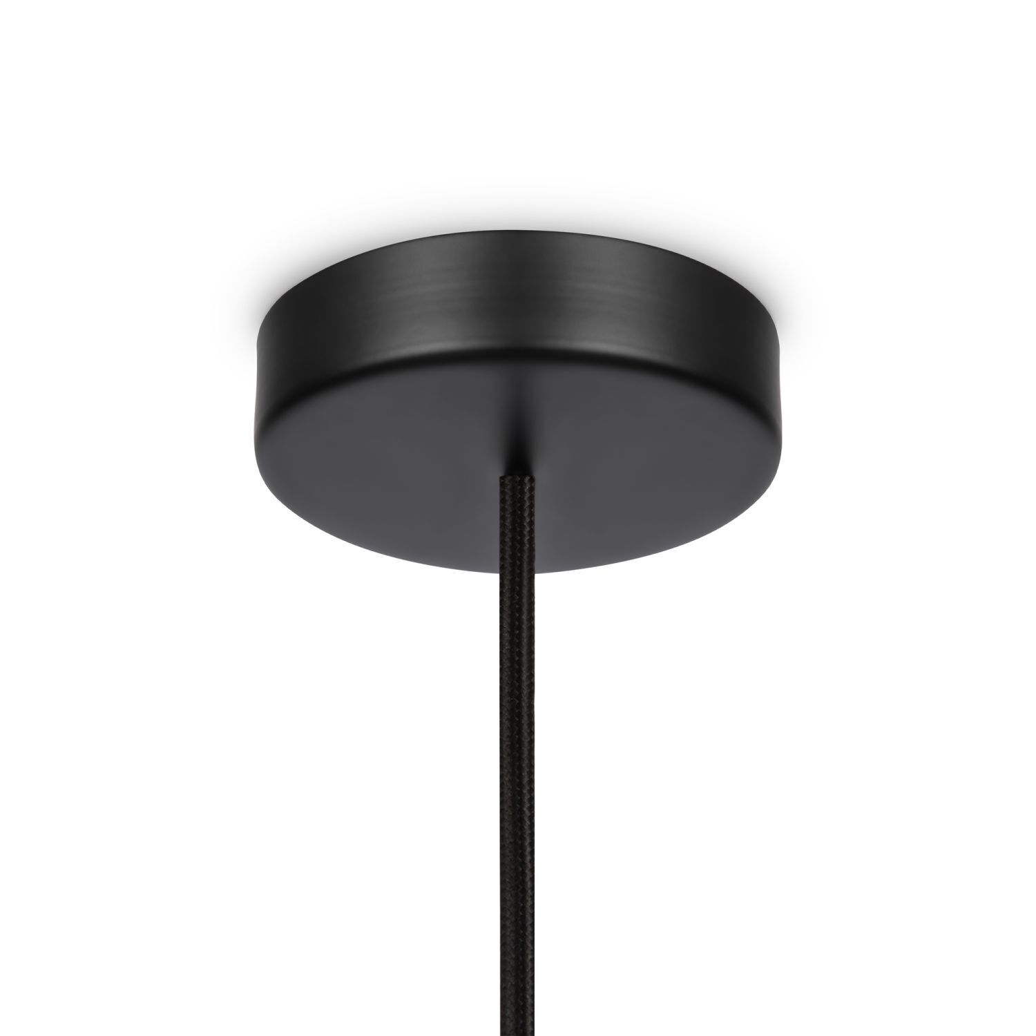 Suspension métal verre rond D : 8 cm H : max. 232 cm