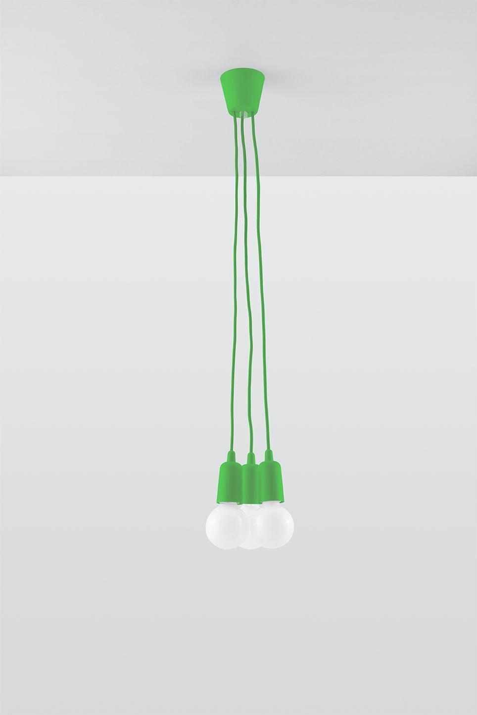 Suspension NESSA Vert réglable jusqu'à 90cm Rétro