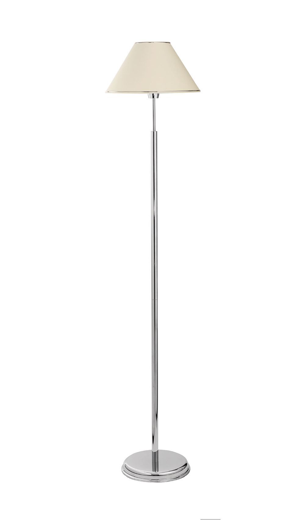 Lampadaire SELUSSA Blanc Chrome 165cm Salon