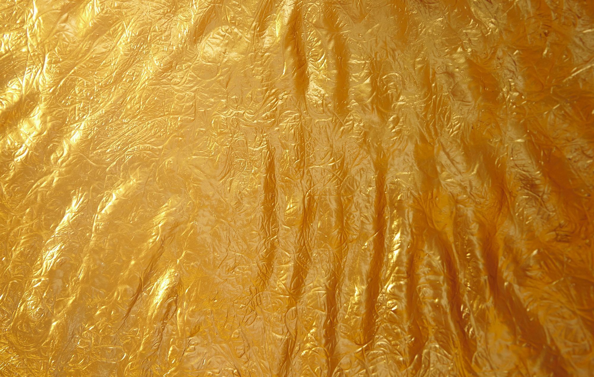 Pendelleuchte Ø50cm rund Modern Design Gold schwarz Aluminium