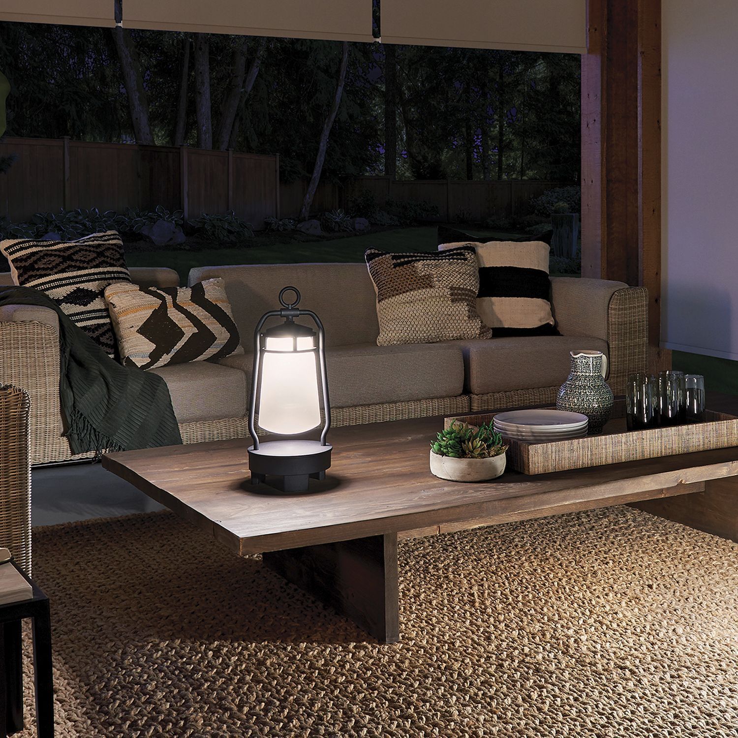 Lampe d'extérieur LED portable Smart Home avec haut-parleur