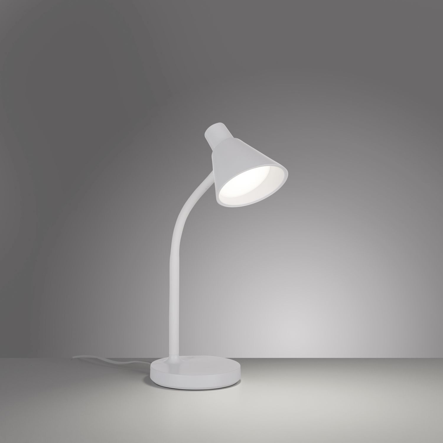 Lampe de bureau LED Métal 38 cm Blanc 600 lm Moderne Lampe, Lampenschirm, Tischlampe