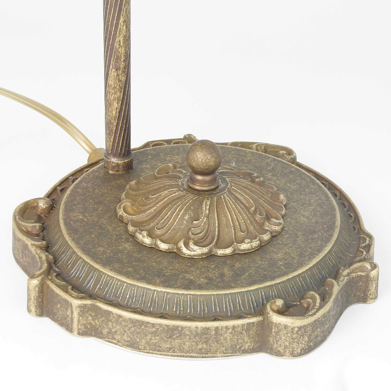 Lampe de table Bronze Clair en laiton véritable Premium Bronze