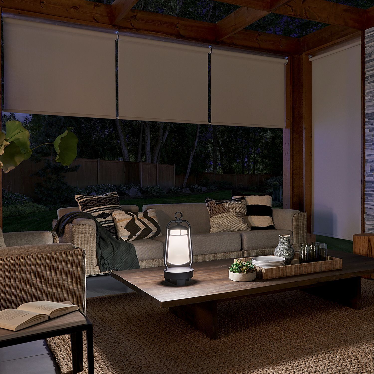 Lampe d'extérieur LED portable Smart Home avec haut-parleur