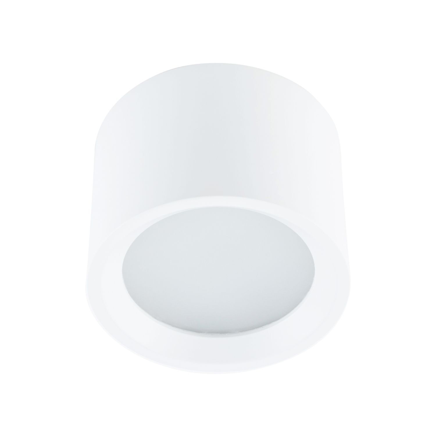 Plafonnier salle de bain blanc IP54 GX53 Ø 8,5 cm aluminium petit
