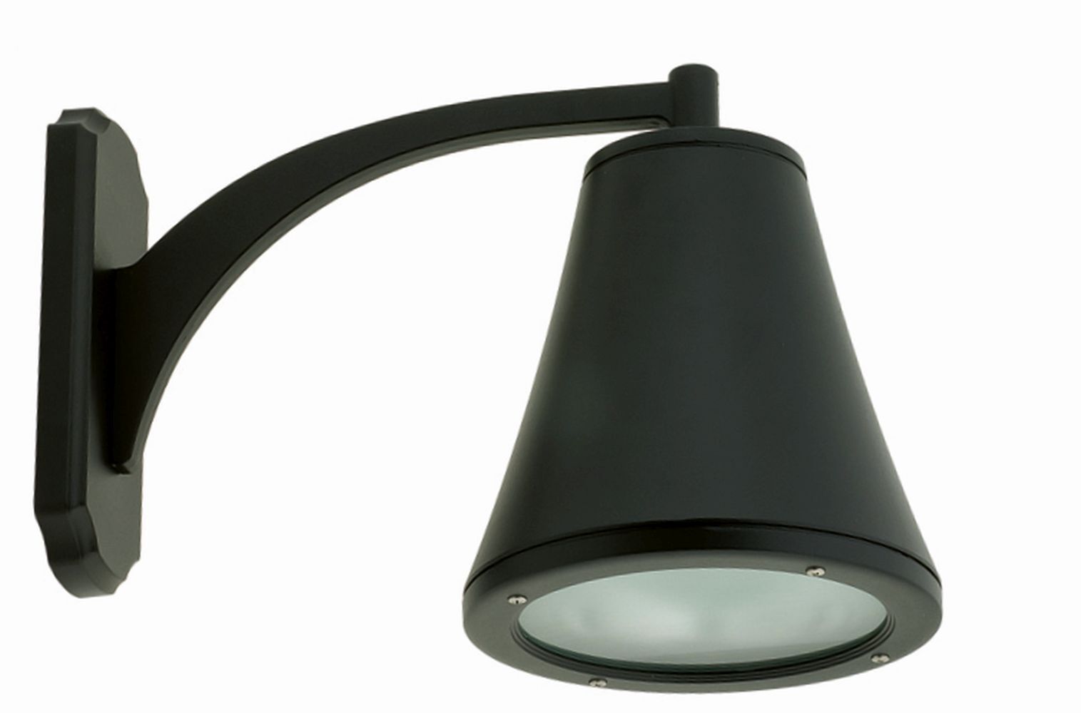 Applique extérieure IP44 Moderne Aluminium Noir E27