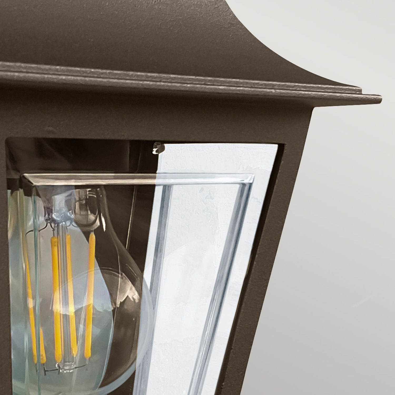 Applique extérieure Rustique E27 IP44 Aluminium en bronze GRACIE