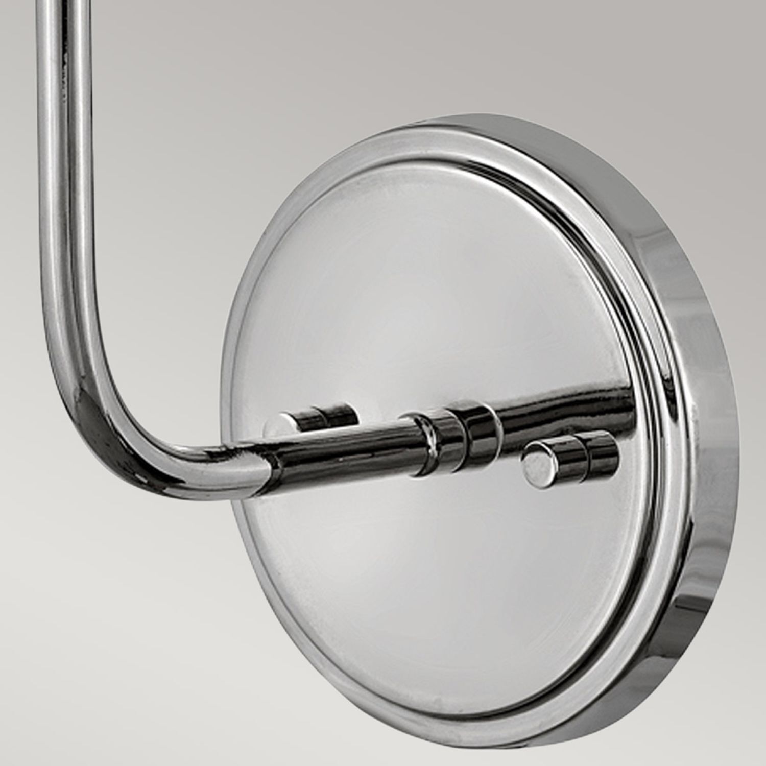 Applique avec interrupteur métal hauteur 40 cm nickel blanc