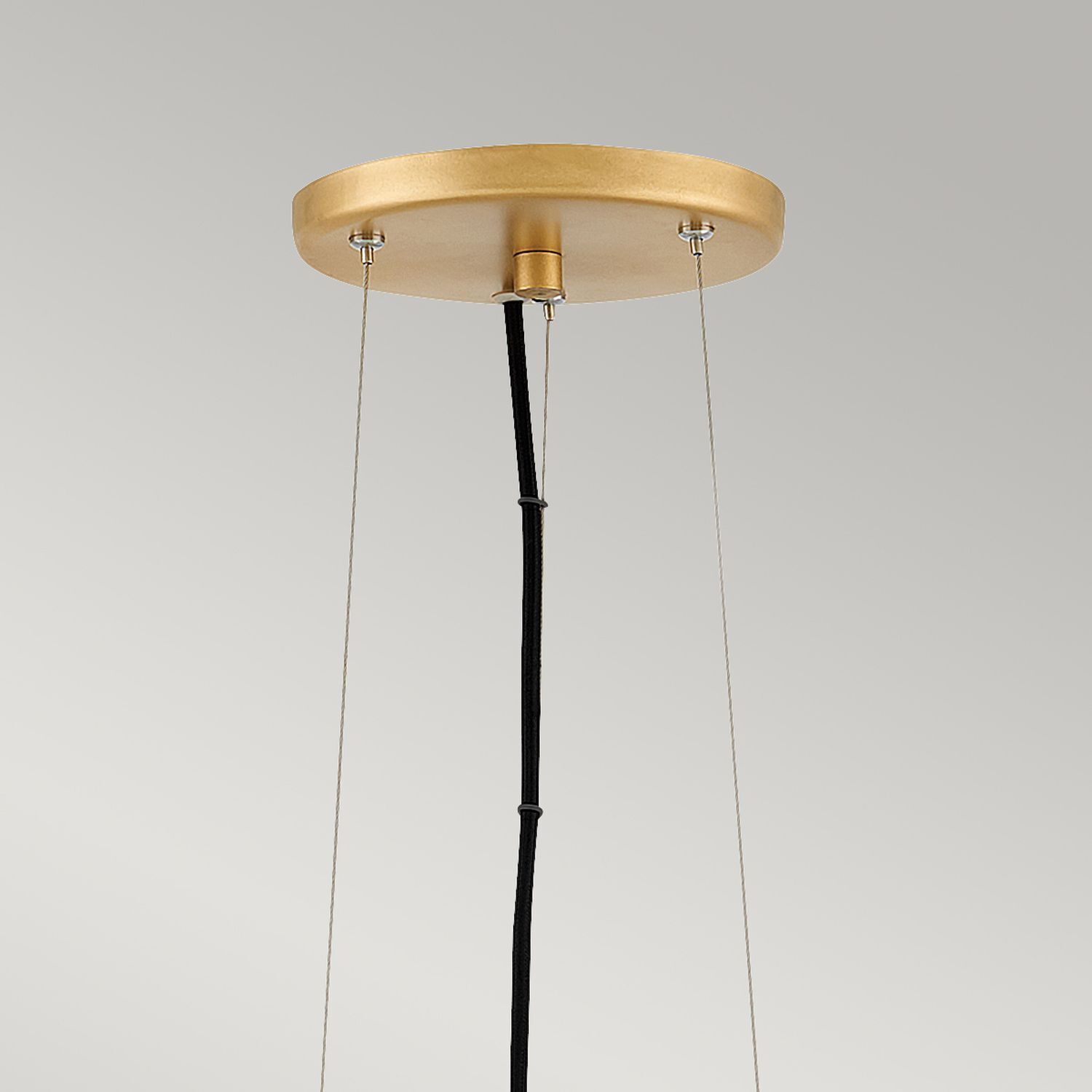 Suspension en métal ronde Ø 35,6 cm H : max. 297,2 cm