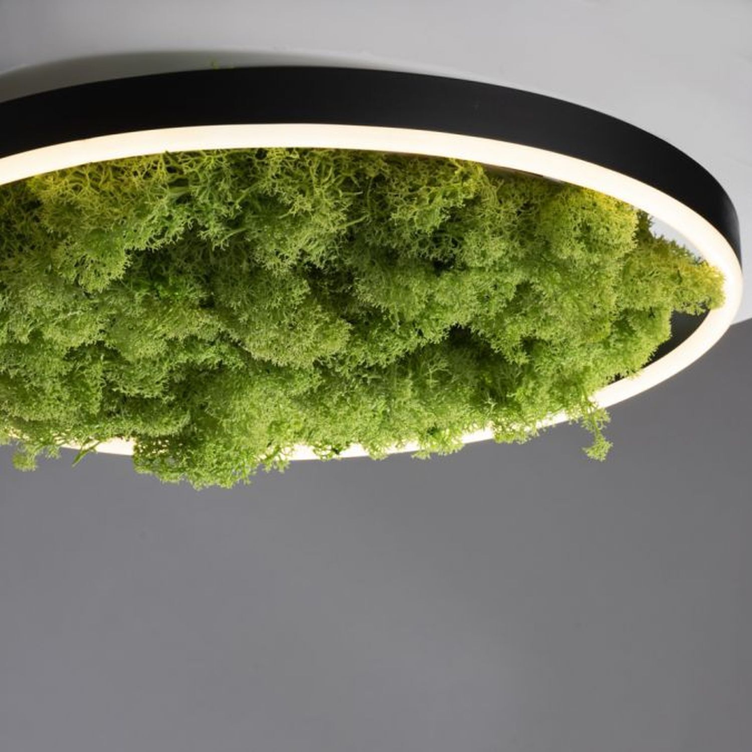Lampe de plafonnier LED Mousse Noir 3000 K 2650 lm dimmable