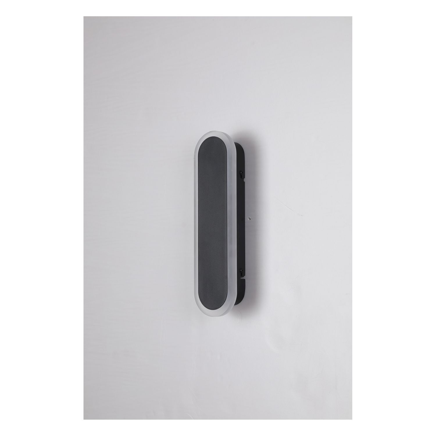 Applique murale extérieure moderne LED Métal IP65 L:8 cm Noir