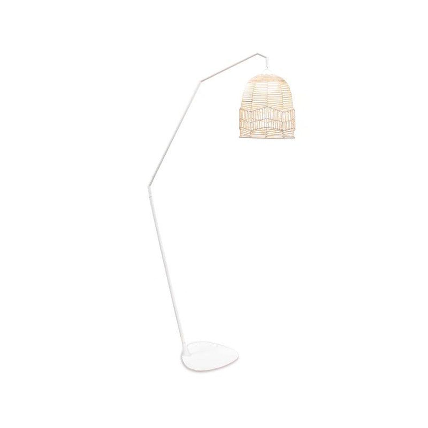 Lampadaire LED extérieur batterie 165 cm de haut IP54 2700 K dimmable
