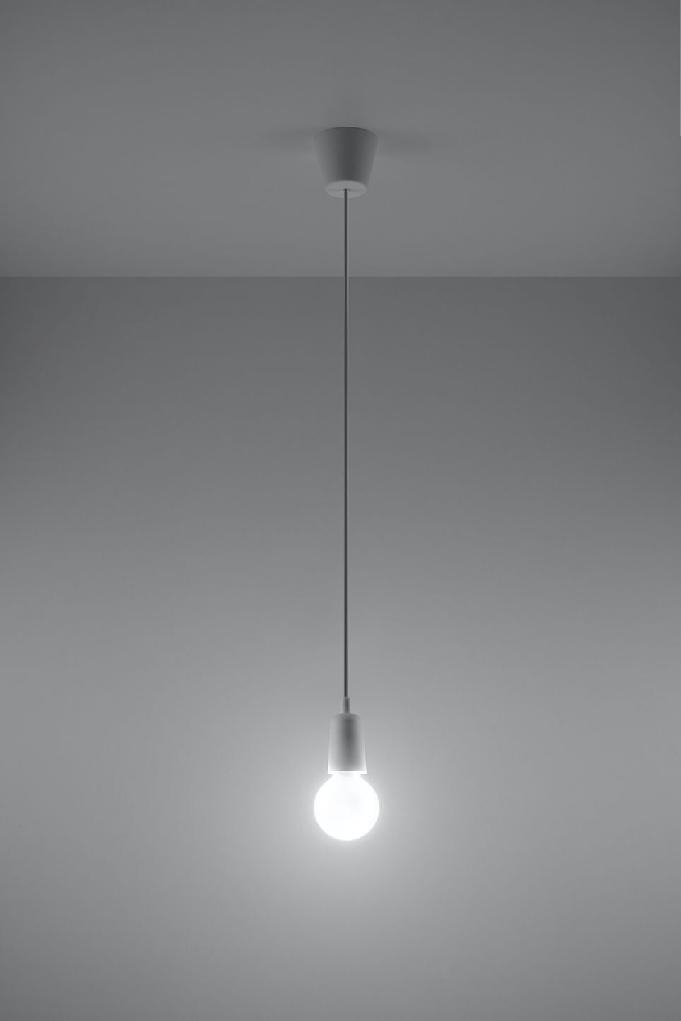 Lampe à suspendre rétro blanc réglable jusqu'à 90cm NESSA Cuisine