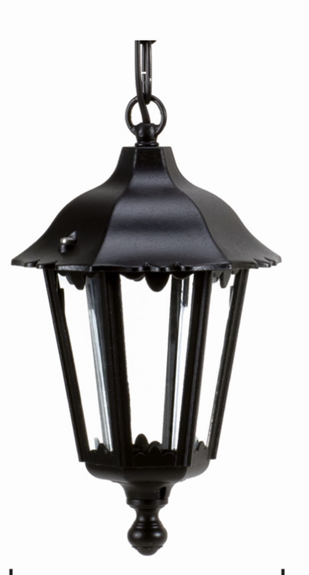 Suspension Extérieur Noir Aluminium IP44 Rustique