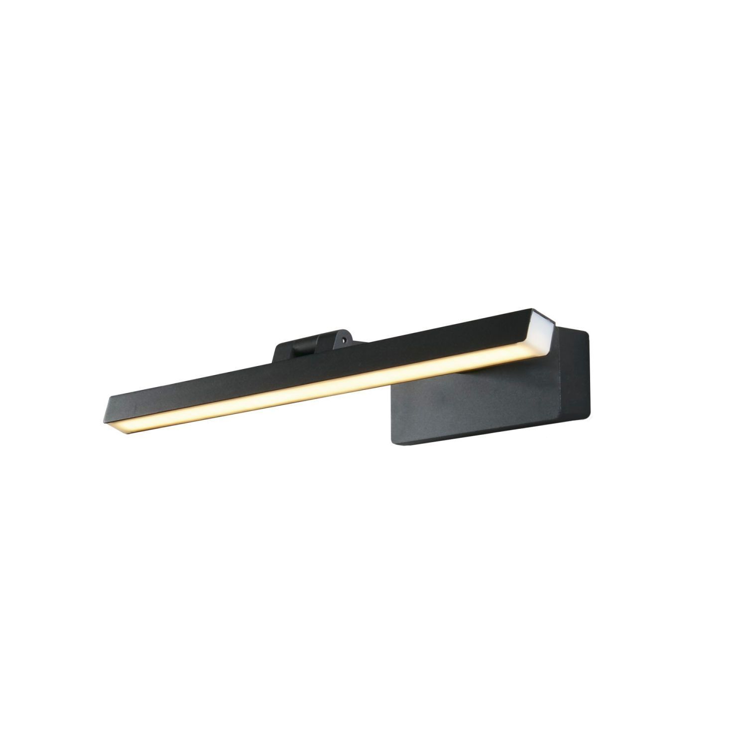 Lampe à tableau LED noire L : 39 cm Métal 3000 K