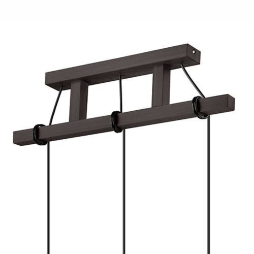 Suspension AMIDA Marron Moderne longue table à manger