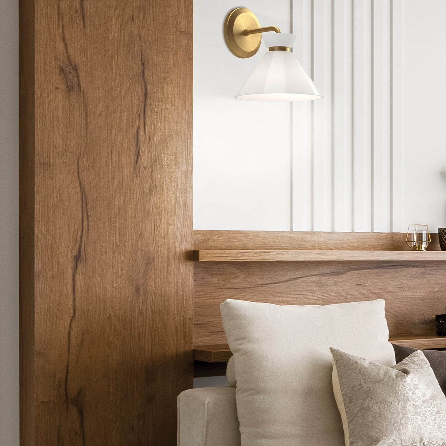 Drinnen, Innenarchitektur, Kissen, Lampe, Holzpaneele