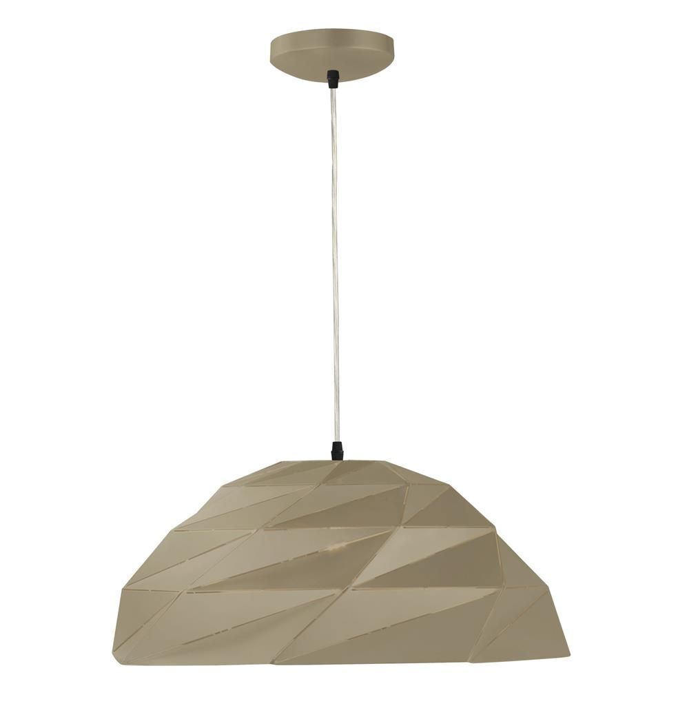 Lampe à suspendre E27 D : 47 cm en métal doré Métal contemporain