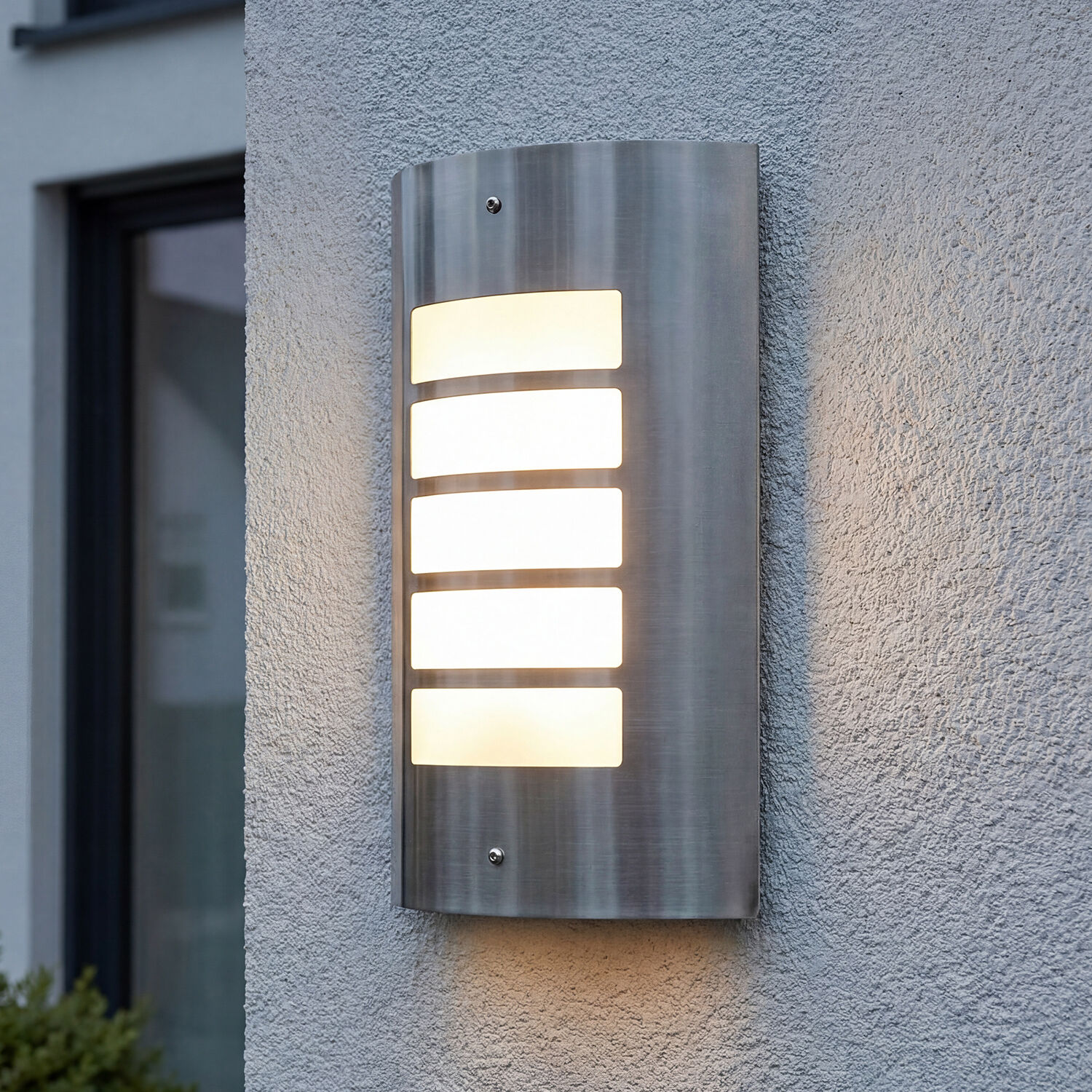 Lampe murale d'extérieur en acier inoxydable IP44 résistant aux intempéries Maison Moderne