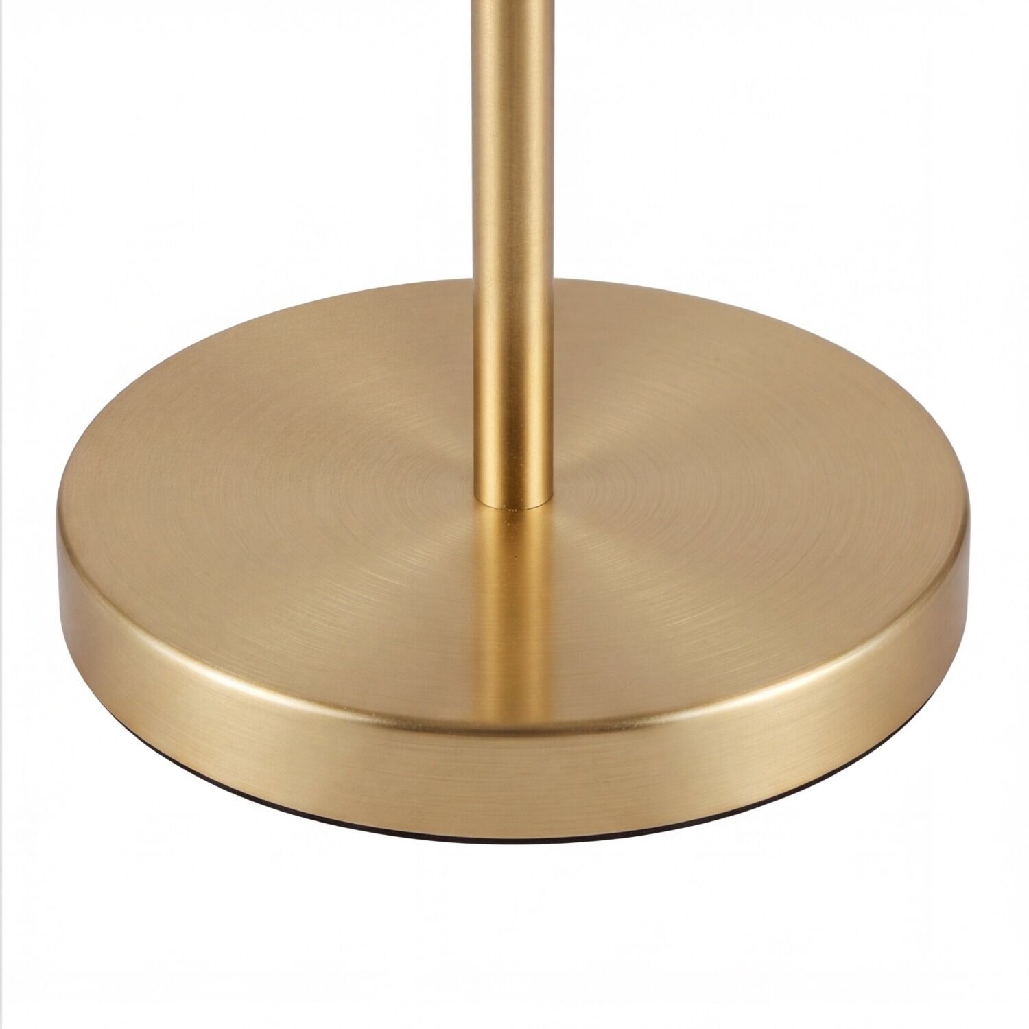 le126686-stehlampe-terrasse-balkon-garten-aussen-metall-stoff-matt-modern-schnurschalter-gold-weiss-06 Lampensockel, goldene Oberfläche, Metallständer, runde Basis, Messing-Ton