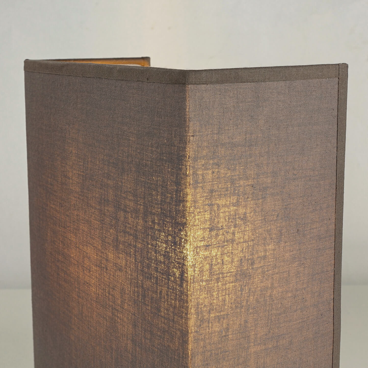 Loft Applique Tissu Abat-jour Taupe Loft Design E27 Lampe, Lampenschirm, Buch, Veröffentlichung, Tischlampe