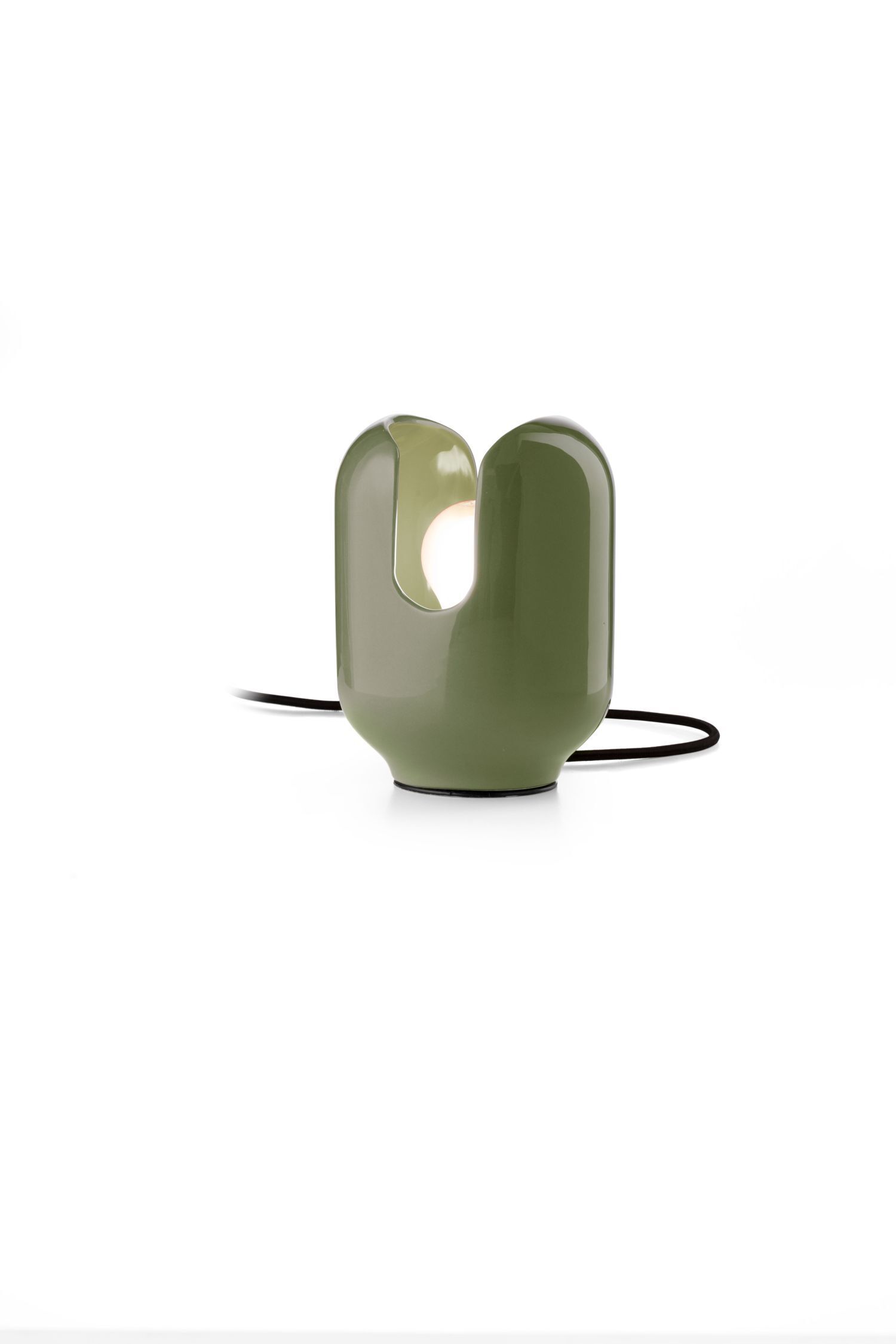 Lampe de chevet céramique E27 L : 14,5 cm 20 cm Vert