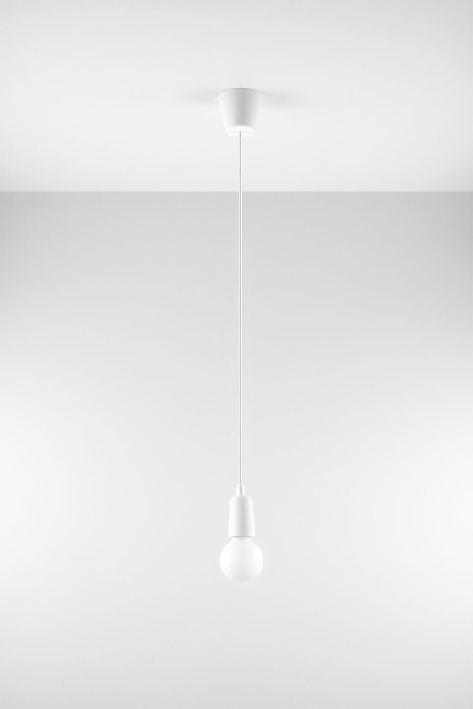 Lampe à suspendre rétro blanc réglable jusqu'à 90cm NESSA Cuisine