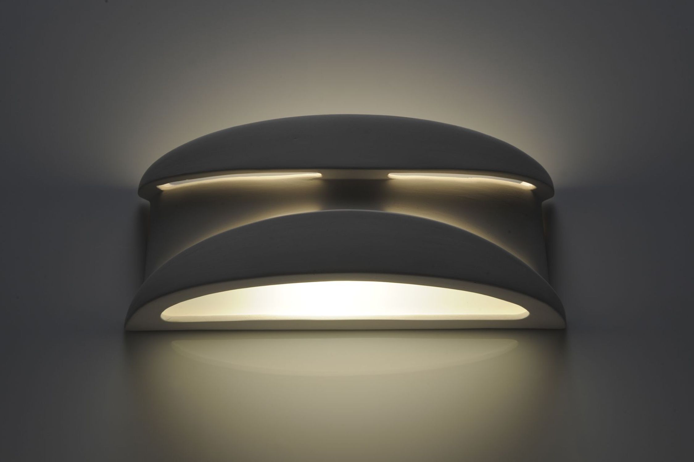 Applique murale plâtre à peindre blanc motif lumineux Deckenleuchte