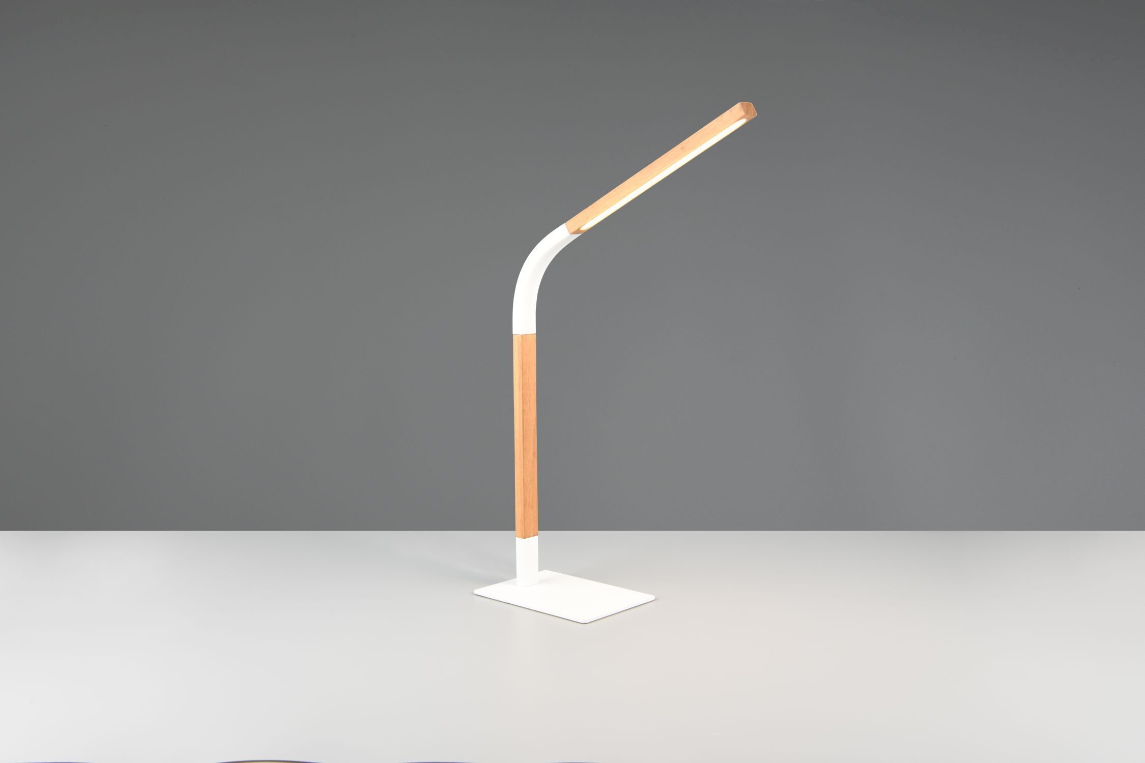 Lampe de table LED ajustable métal blanc 7 W