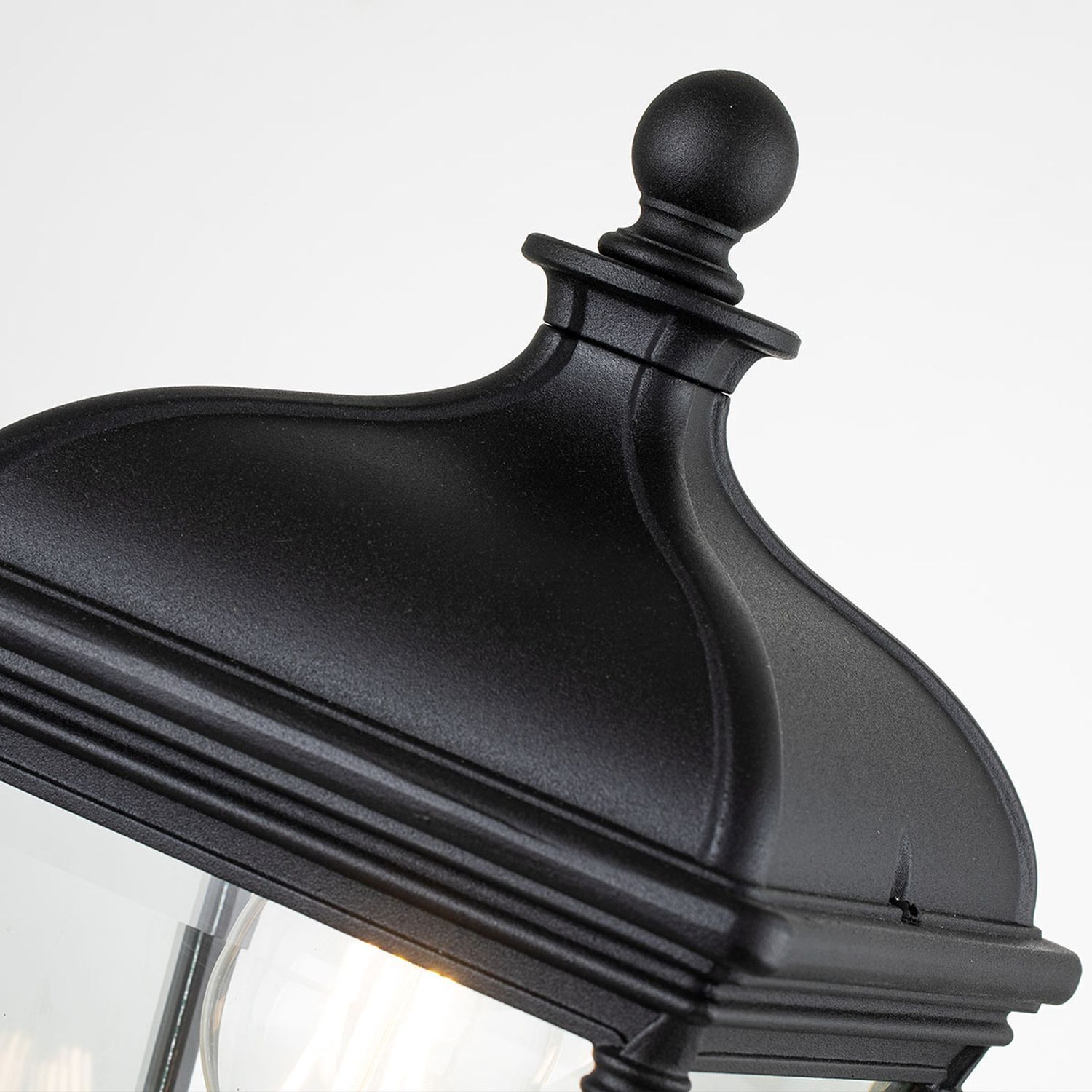 Lampe de socle 39,3 cm IP44 noir E27 chemin de jardin Lampe