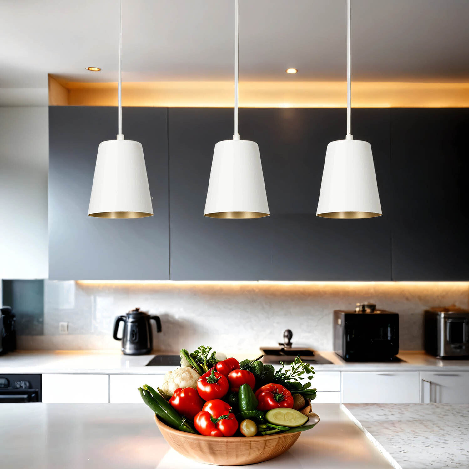 Drinnen, Küche, Beleuchtung, Lampe, Innenarchitektur