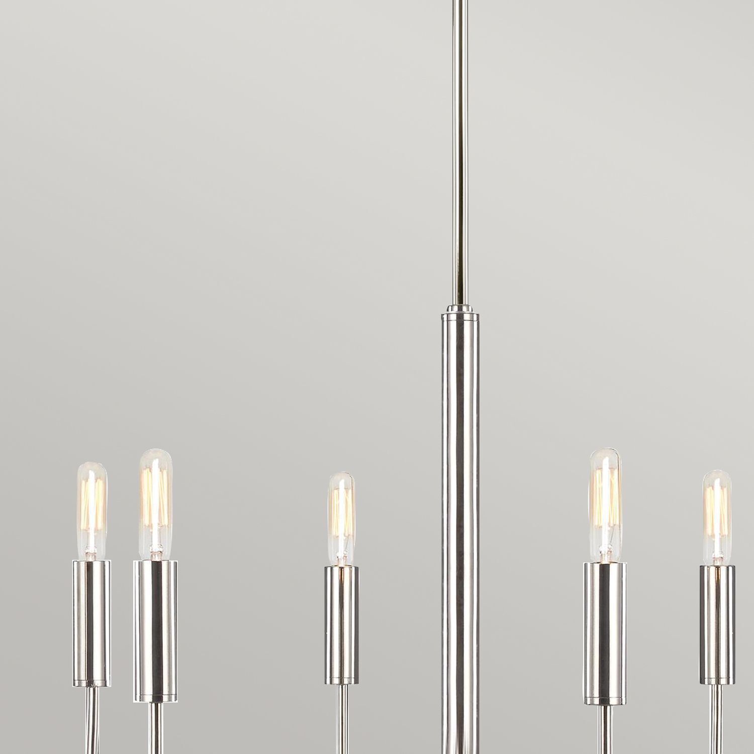 pendant light, Chrom, Gaslampe, Bar-Pendant, Globus-Glühbirne