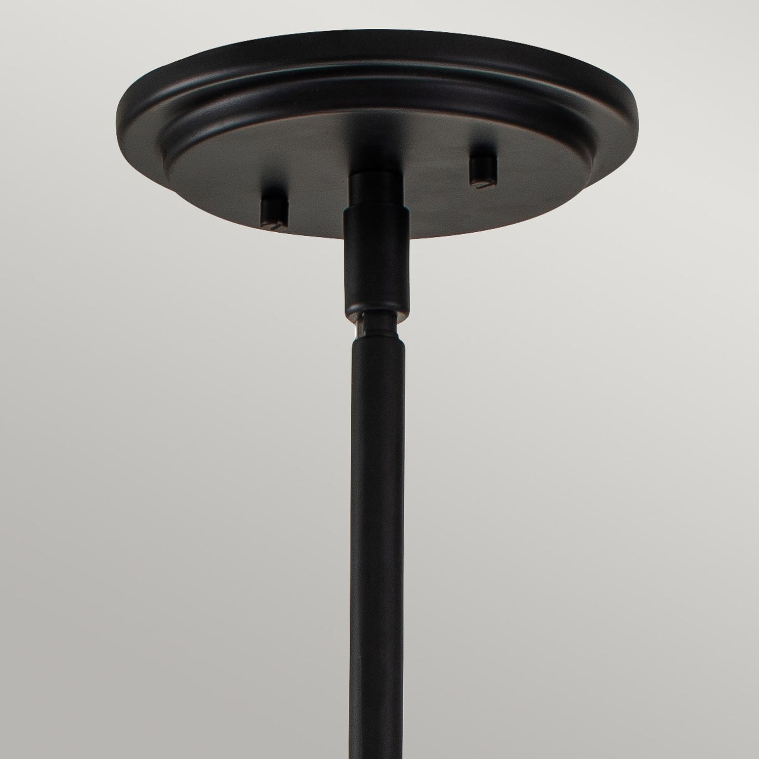 Suspension métal verre E27 ronde D : 28,9 cm noir