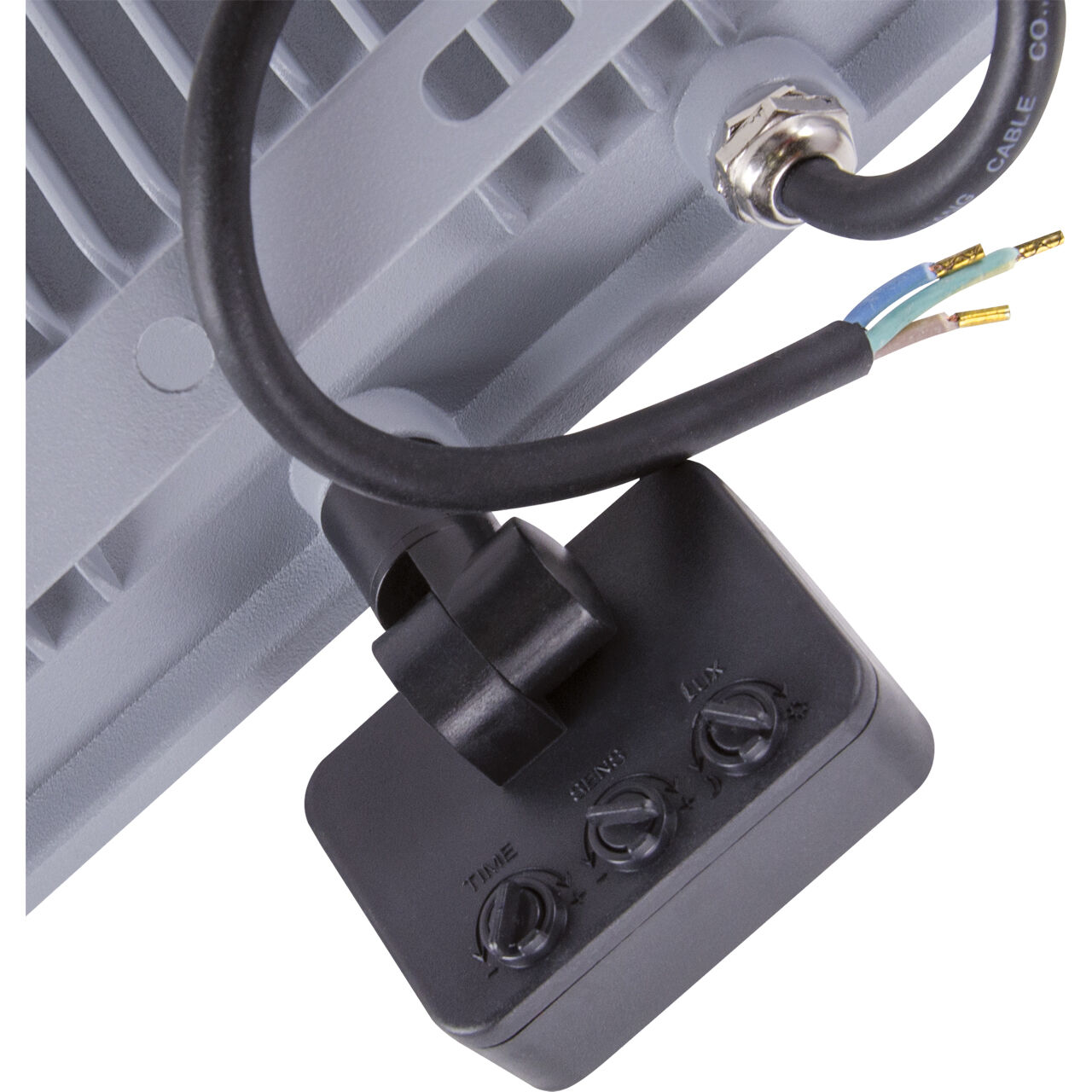 LED Strahler mit Bewegungsmelder hell 8280 lm 4200 K IP65 Adapter, Elektronik