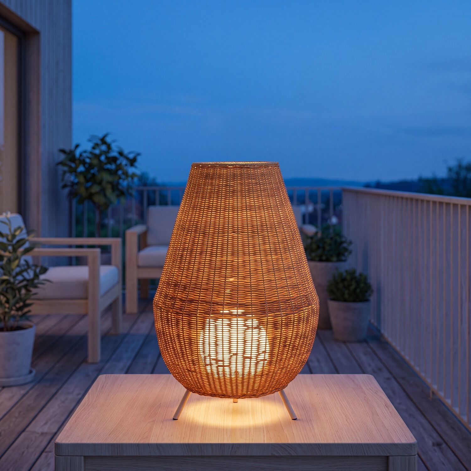 126746-kabellose-tischlampe-led-akku-ip54-72-cm-hoch-fernbedienung-dimmer-tragbar-outdoor-tischleuchte-garten-balkon-terrasse-1 Lampenschirm, Wicker-Lampe, Tischlampe, Outdoor-Lampe, Lichtquelle