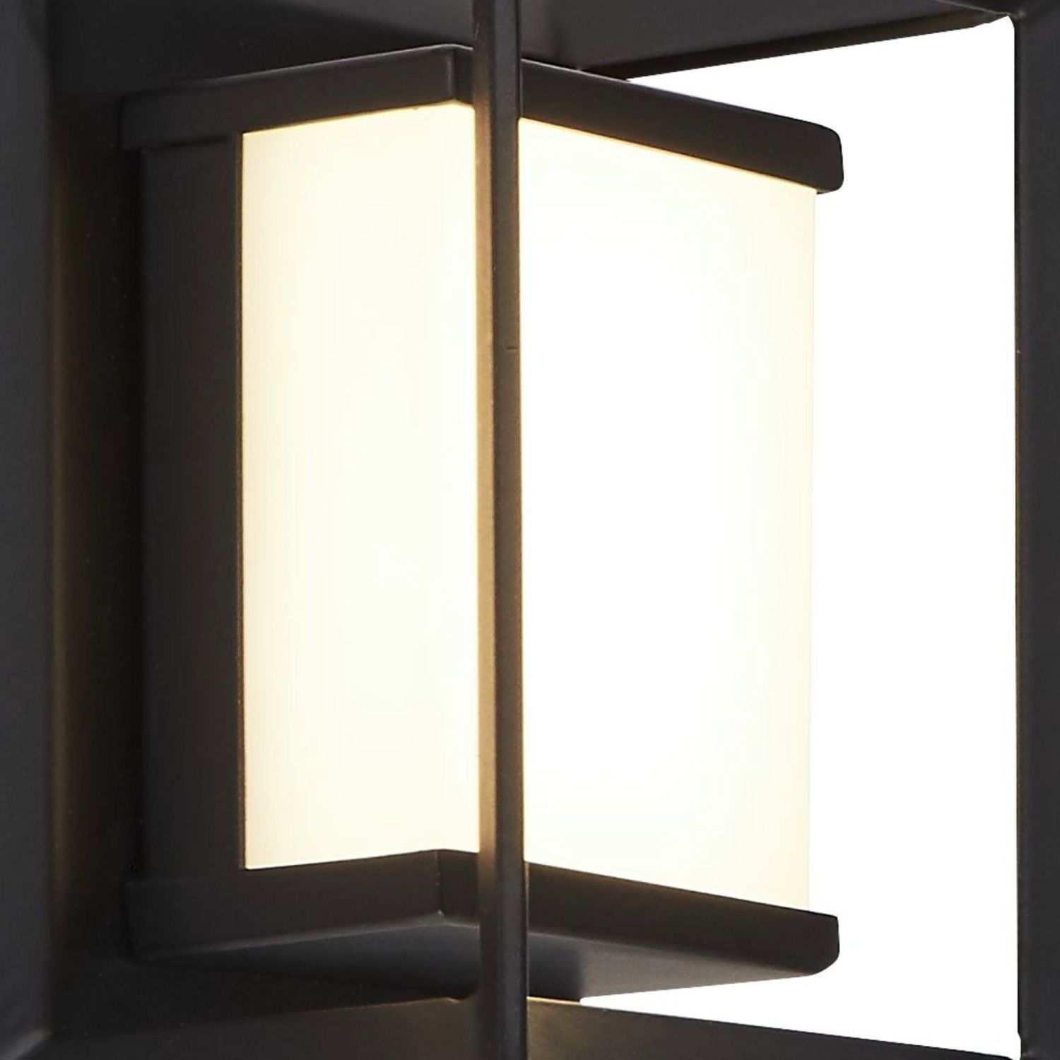 Applique LED salle de bain IP44 noir blanc 3000 K H : 10 cm