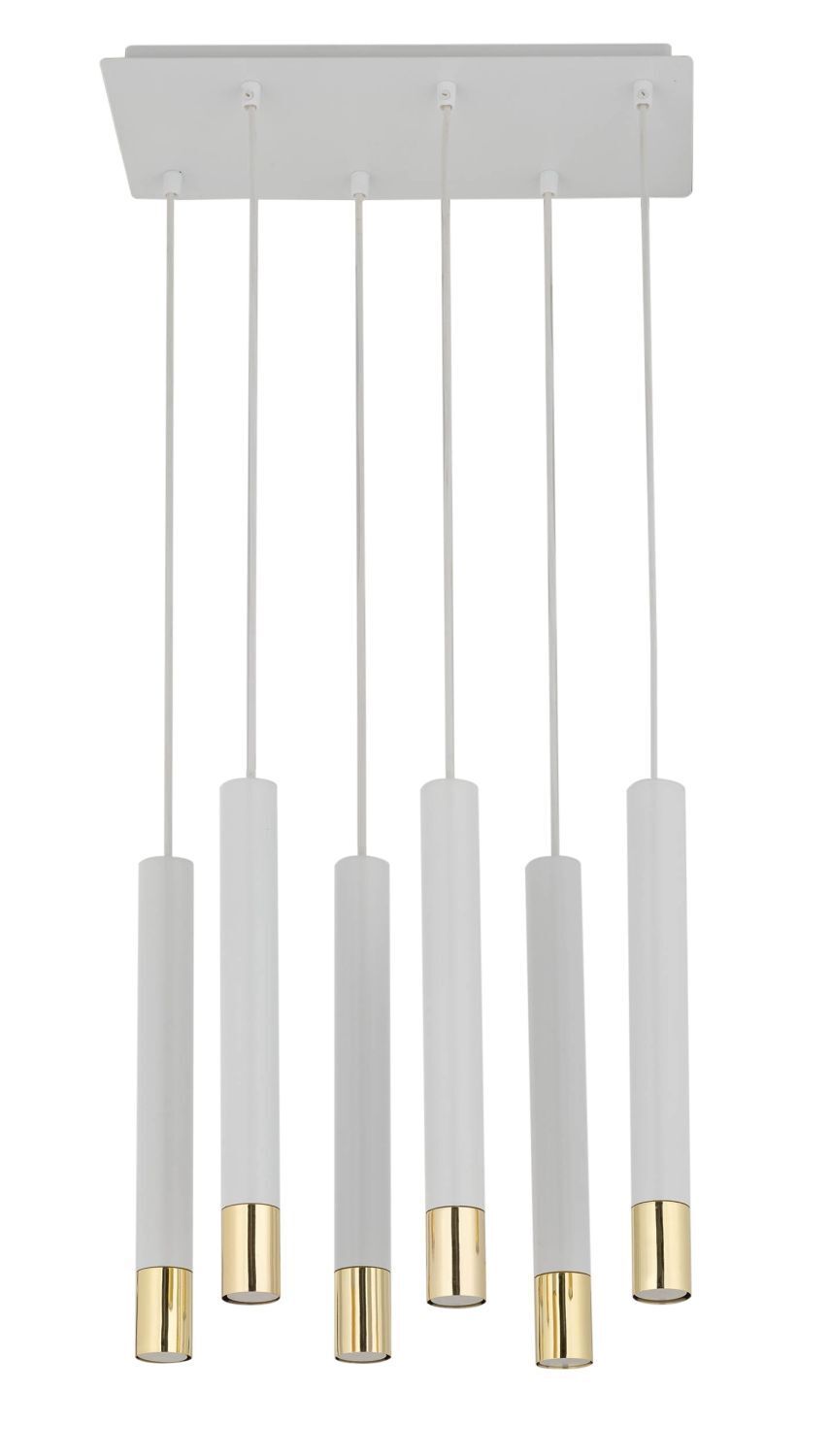 Lampe à suspendre métal blanc or Moderne élégant THEANO