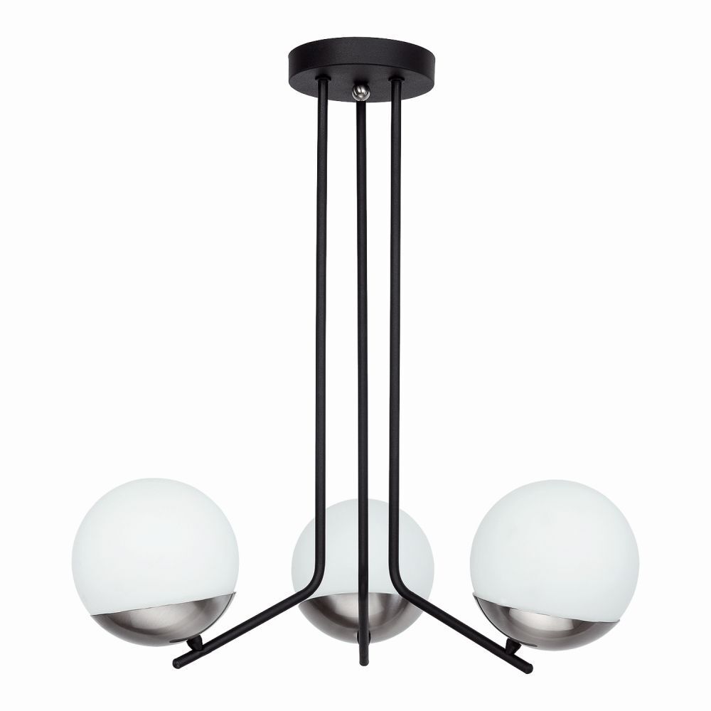 Plafonnier VANATIRN Verre Boule 3-flmg E14 Lampe