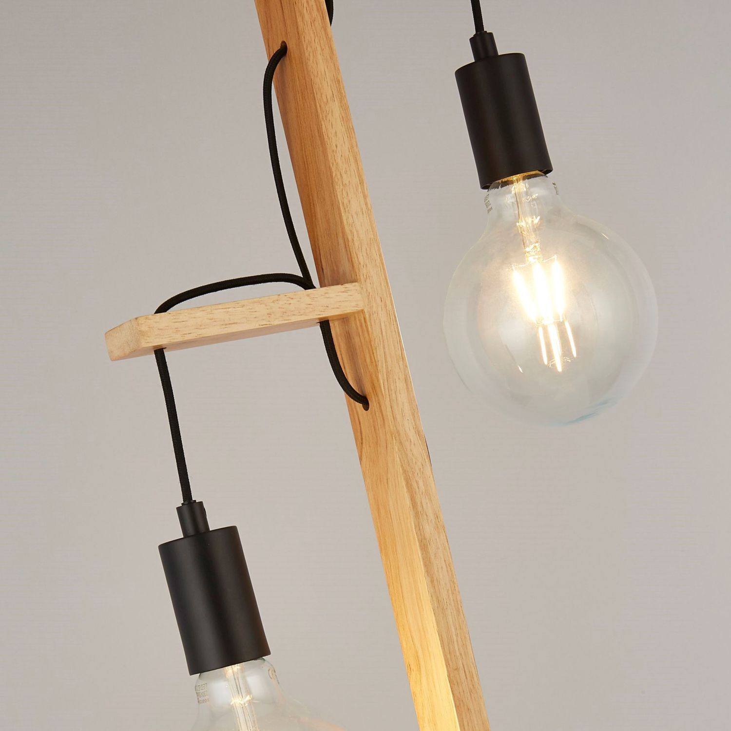 Lampe pour chambre d'enfant 2 flammes E27 154,5 cm métal DIANA
