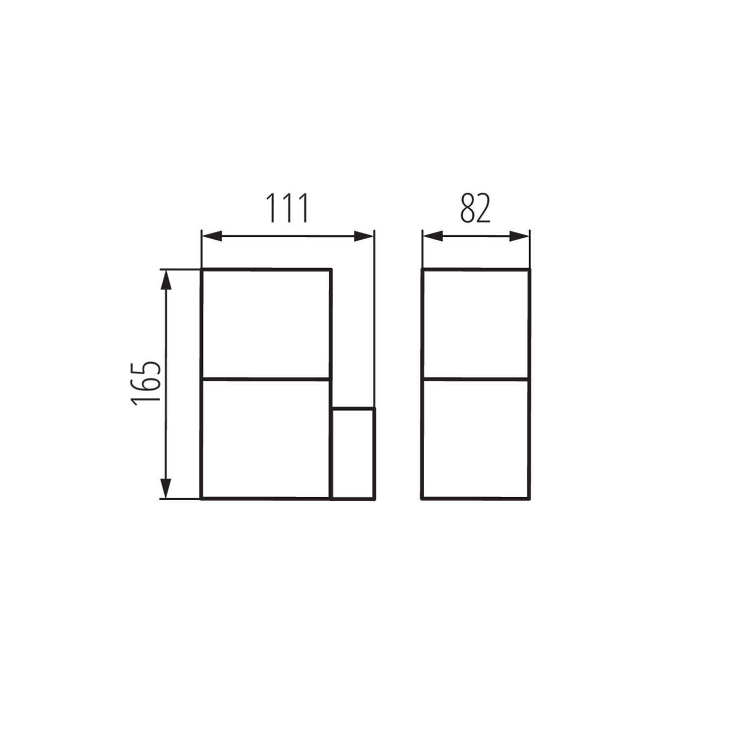 Lampe d'extérieur Anthracite Blanc IP44 E27 faible éblouissement Maison