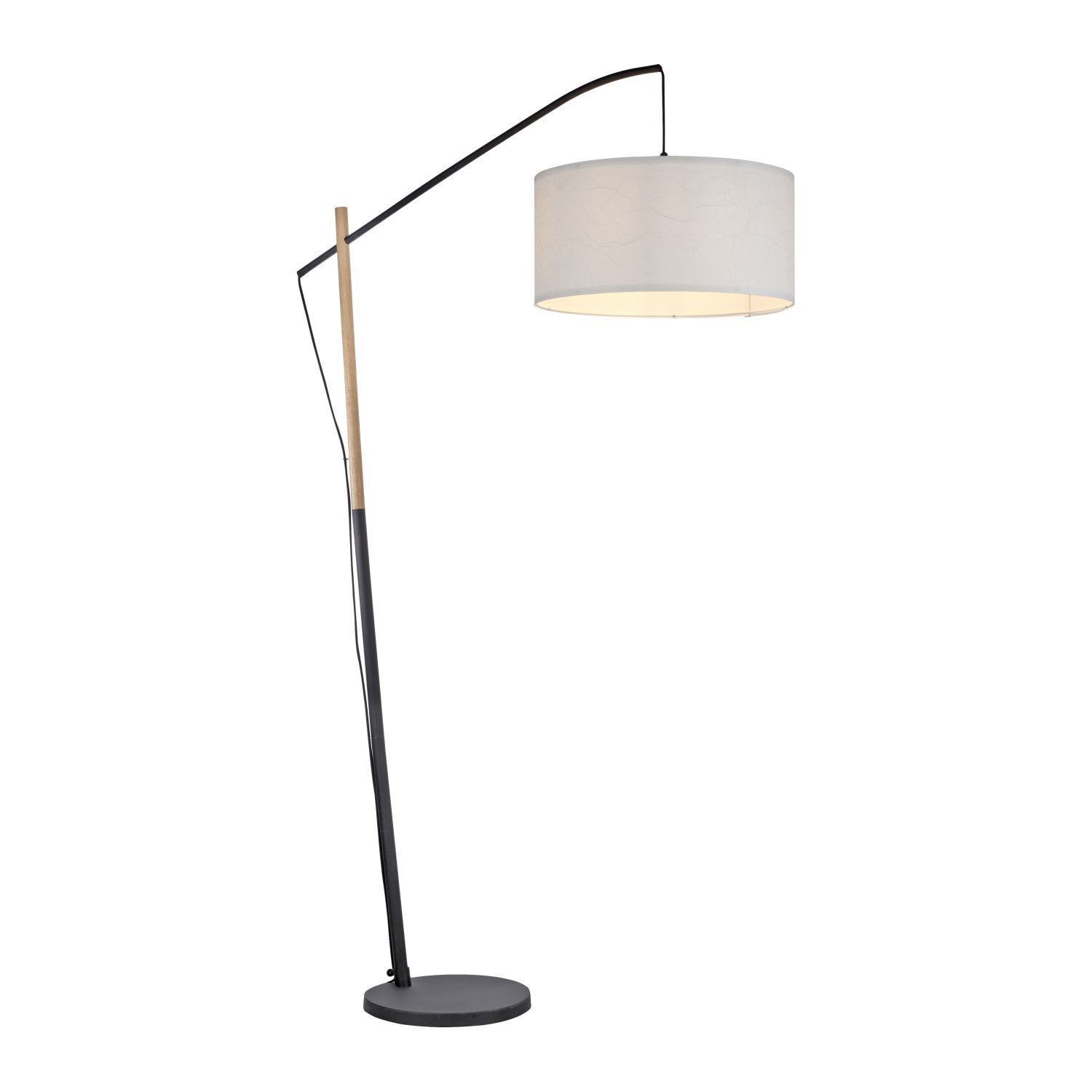 Blendarme Lampadaire papier bois E27 189 cm liseuse Lampe, Lampenschirm