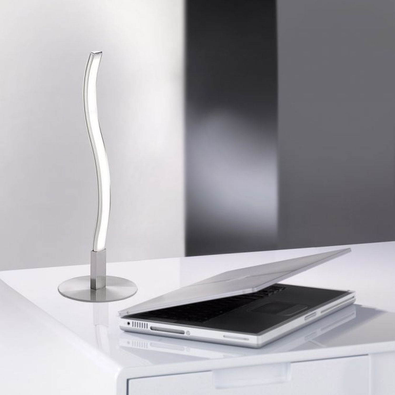 Lampe de table LED métal en acier 30 cm 300 lm faible éblouissement Computer, Elektronik, Laptop, PC, Lampe